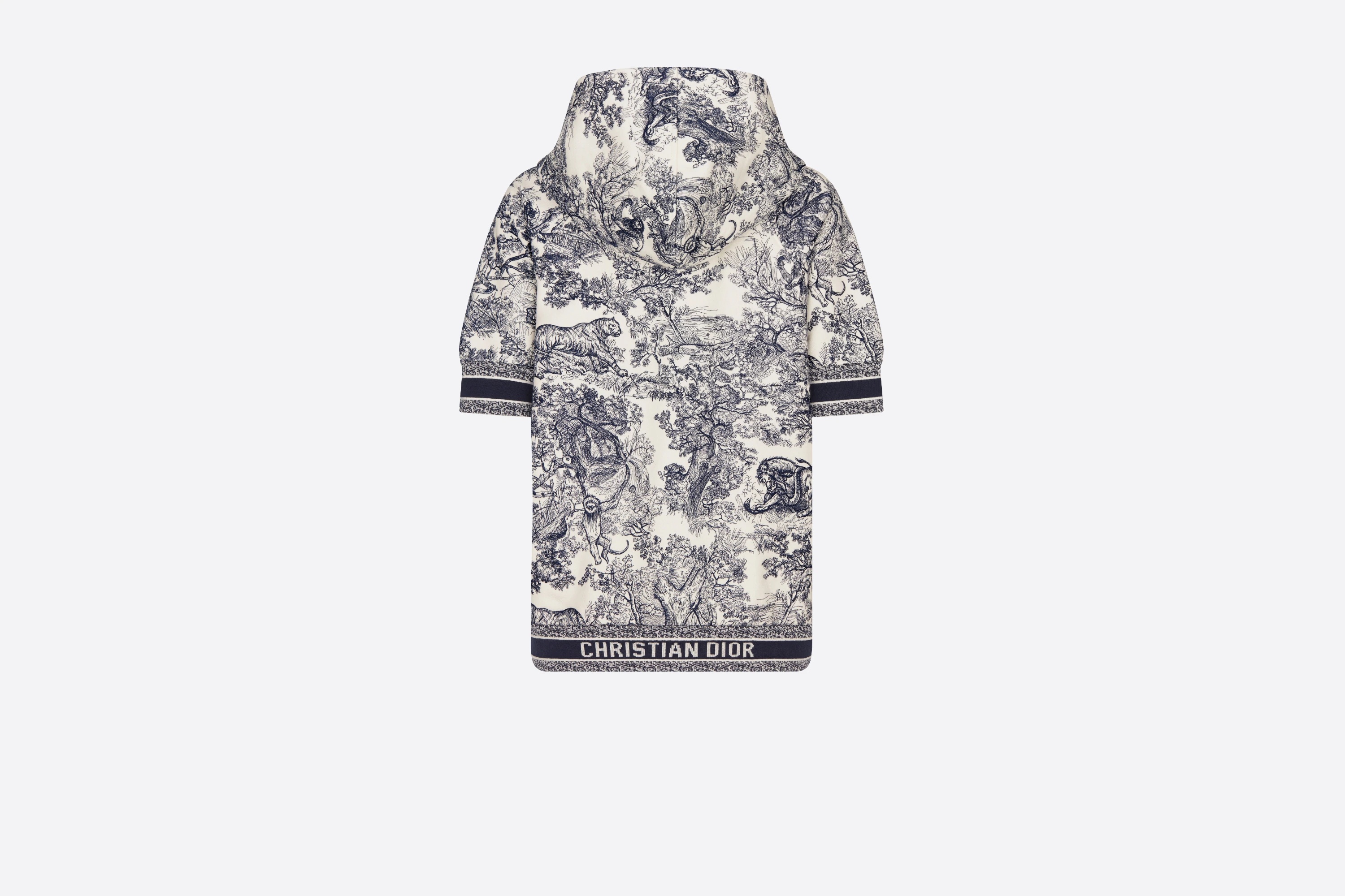 Short-Sleeved Hooded Sweatshirt - 2