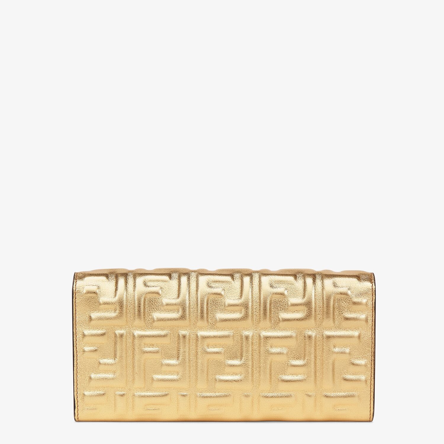 Golden leather wallet - 3