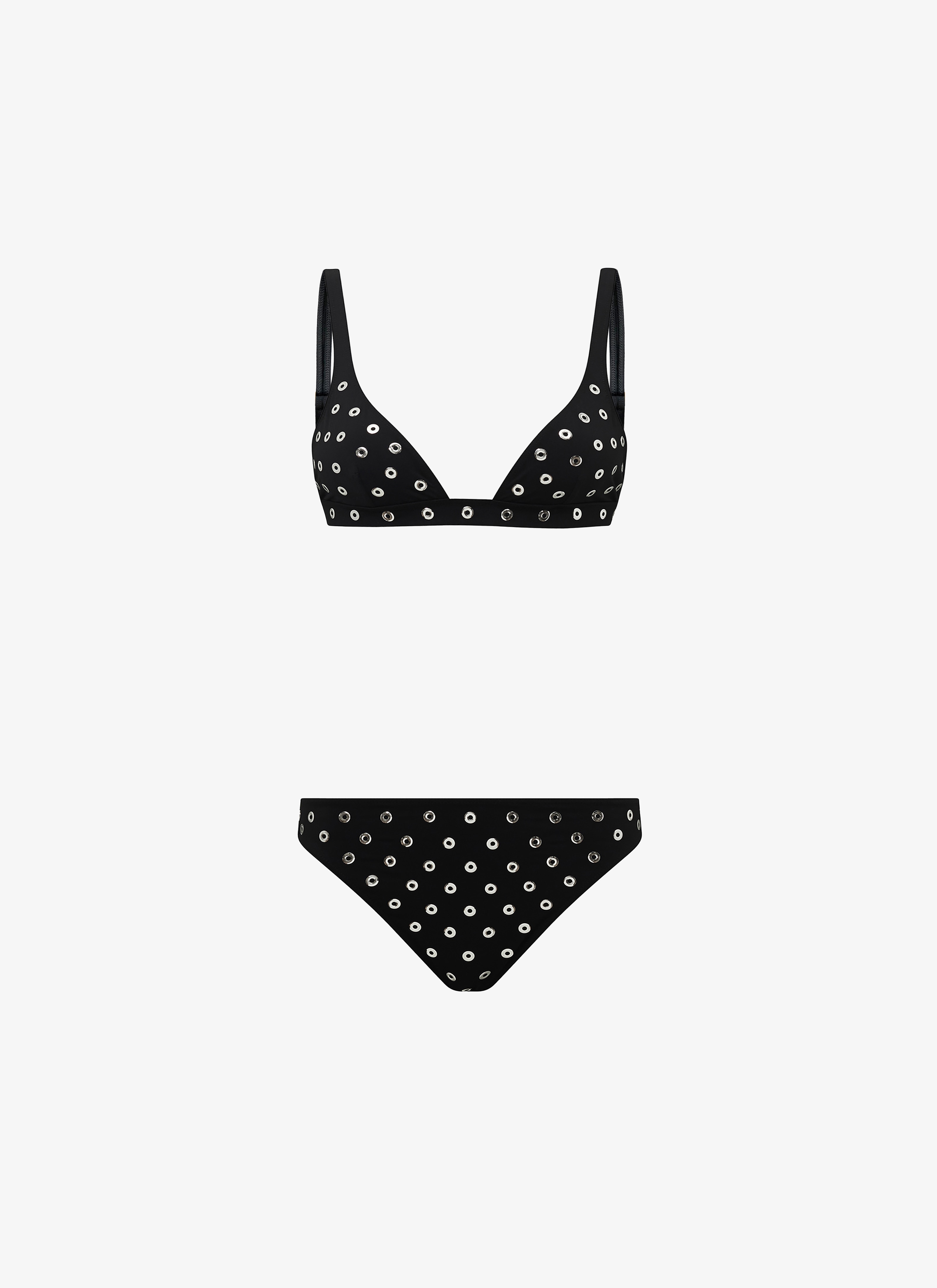 EYELET BIKINI IN JERSEY - 1