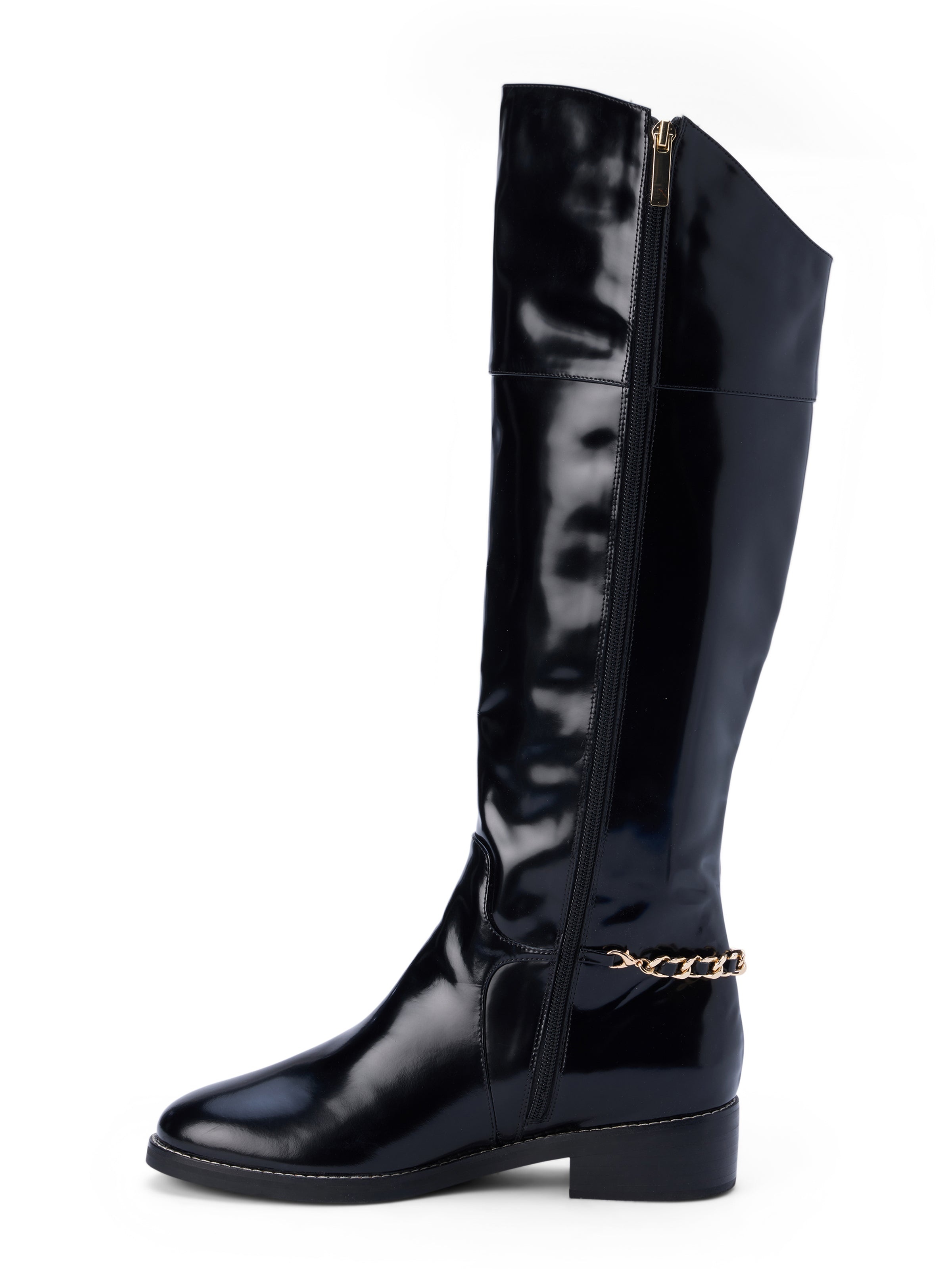 Eulalie Leather Riding Boot - 3
