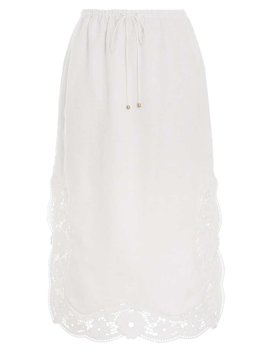 HALCYON BRODERIE SKIRT - 1
