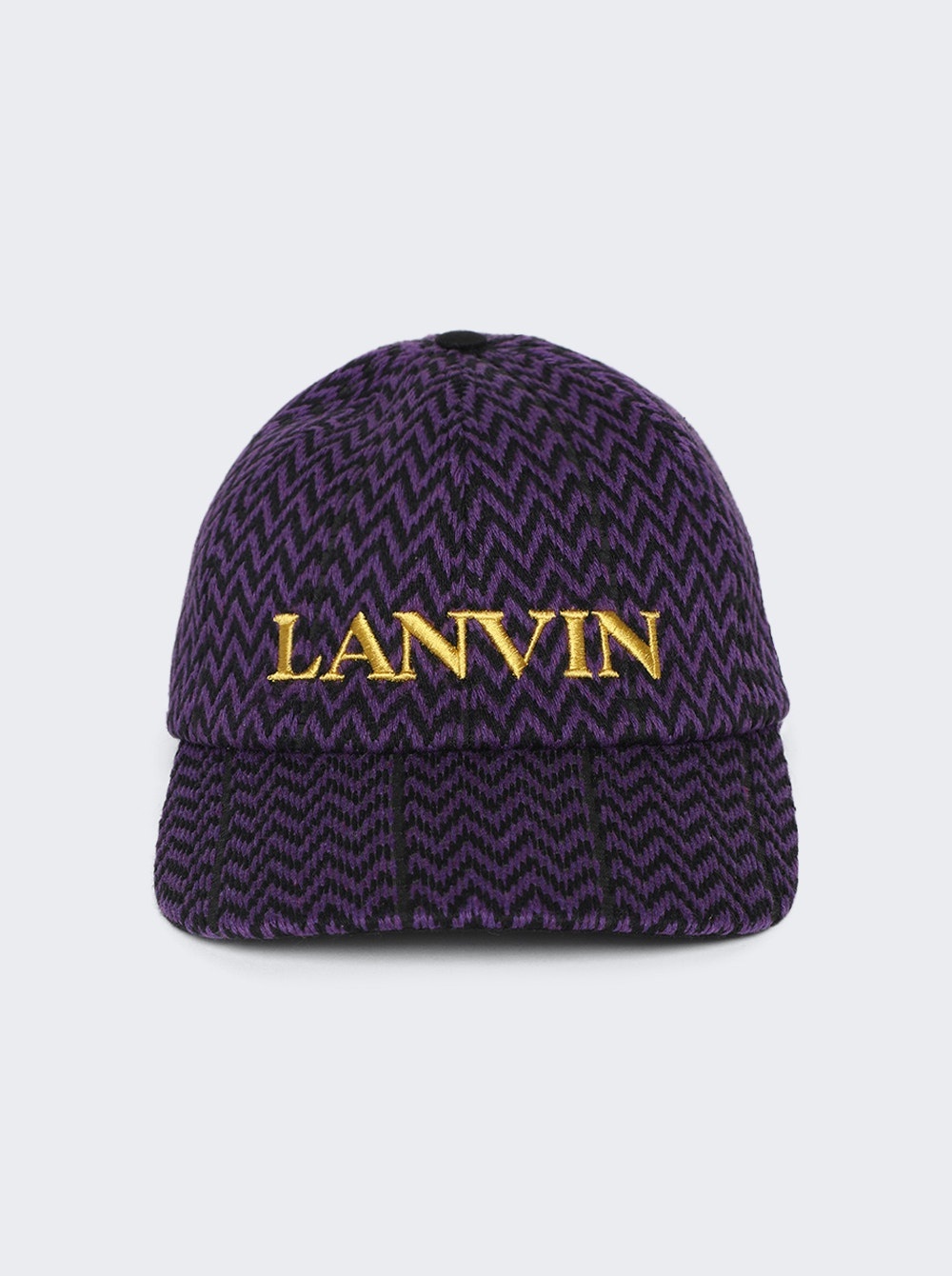 Lanvin X Future Baseball Cap Black And Purple Reign thewebster