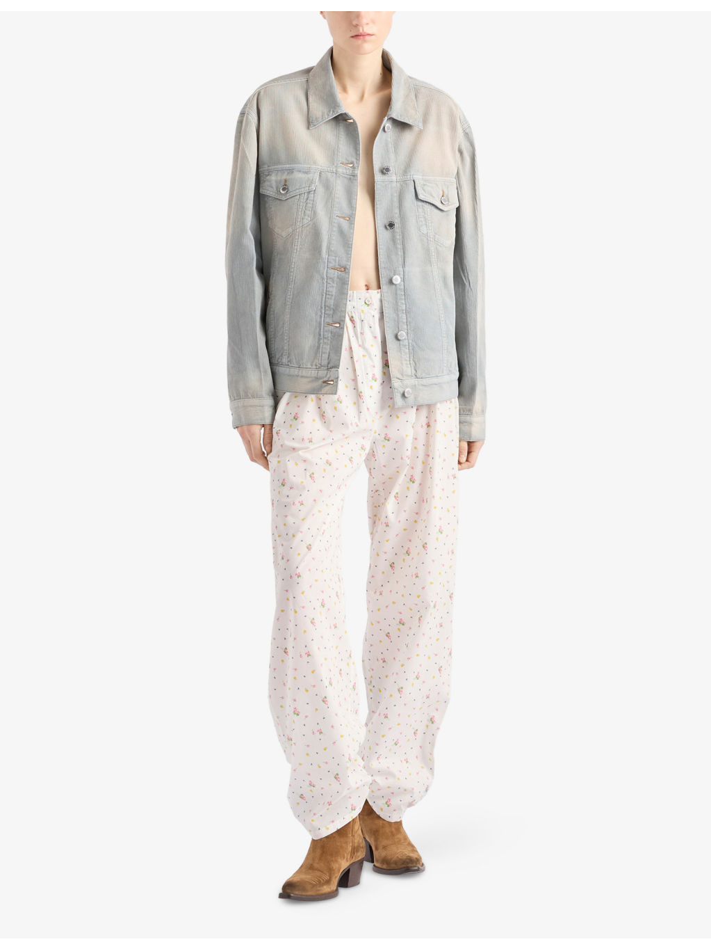 Oversized Blouson Corduroy Jacket - 2