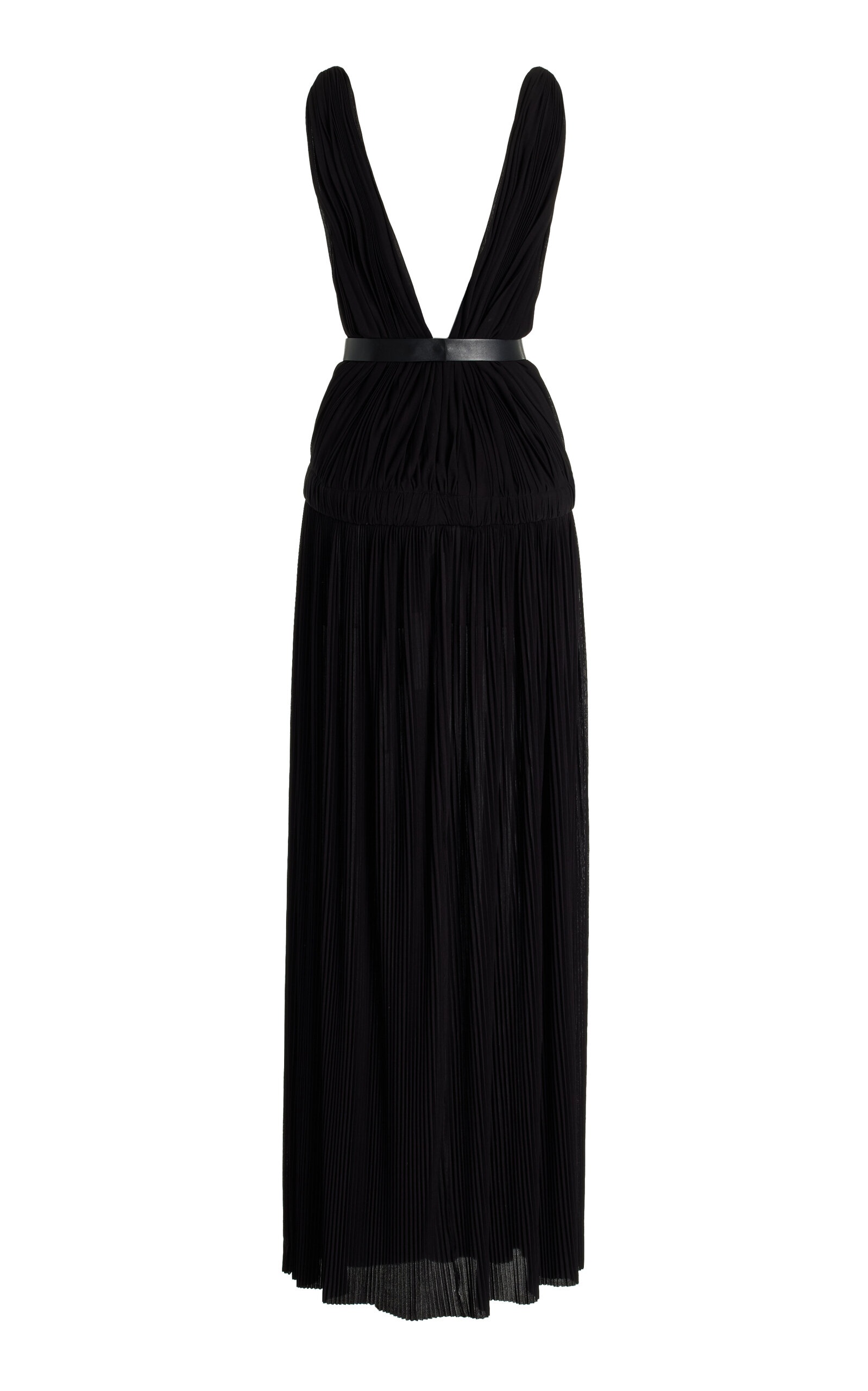 Serra Sash-Tie Maxi Dress black - 3