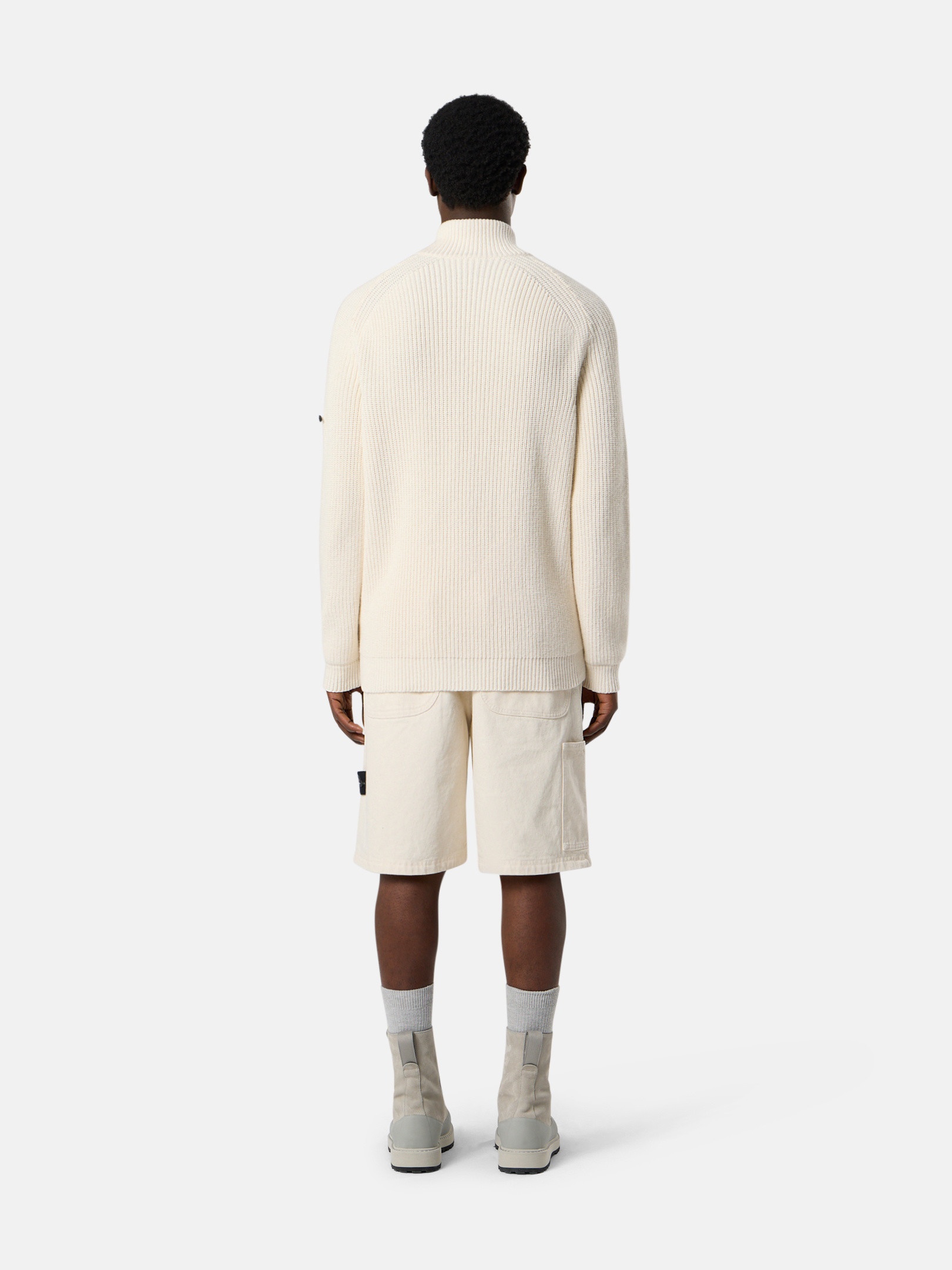L100001 NATURAL COTTON GABARDINE_STONE ISLAND RAW BEAUTY - 5
