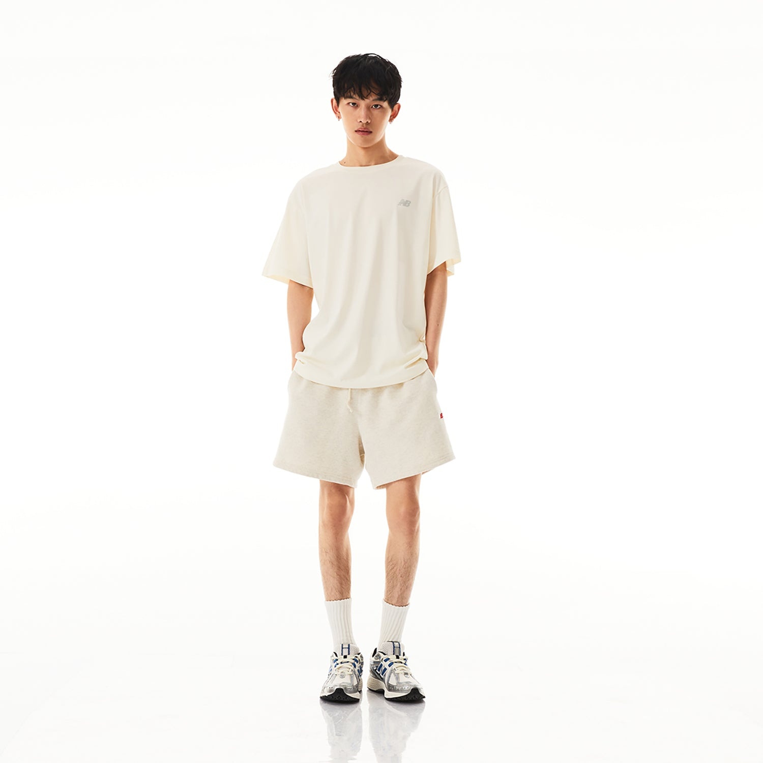 New Balance NB Small Logo T-Shirt 'White' NEE24081-WT - 5