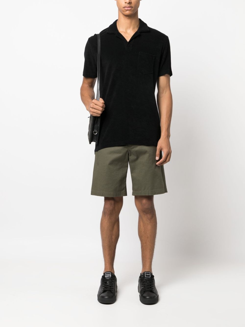 terry-cloth cotton polo shirt - 2