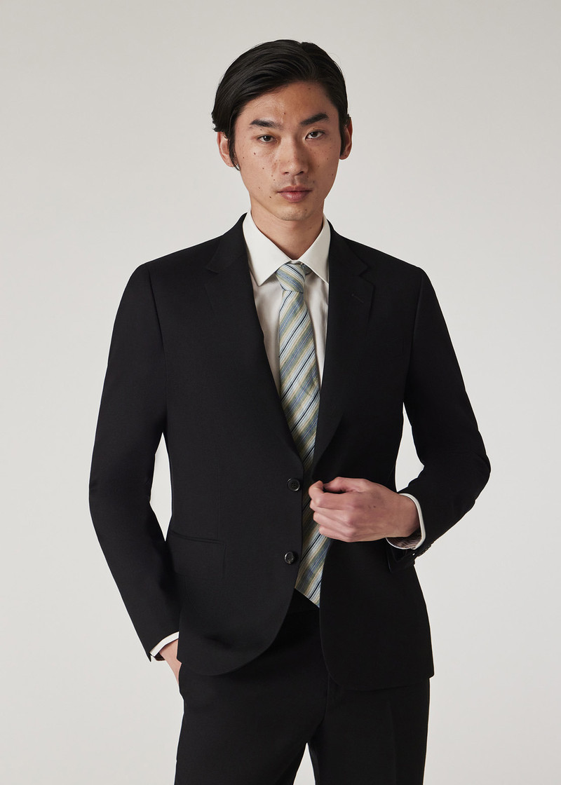 Tailored-Fit Wool Suit 10