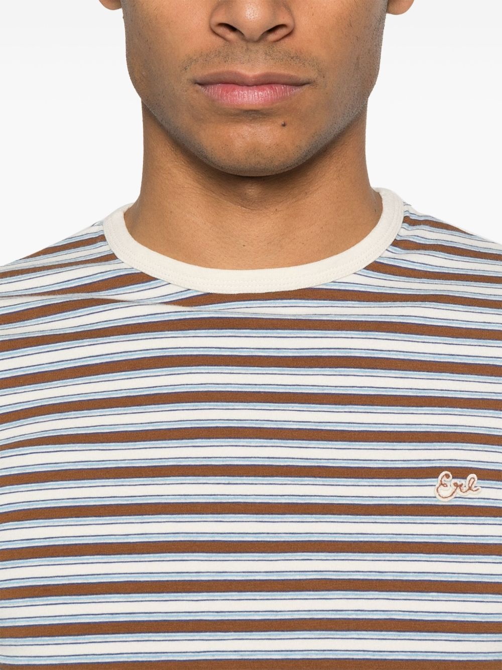 striped T-shirt - 4