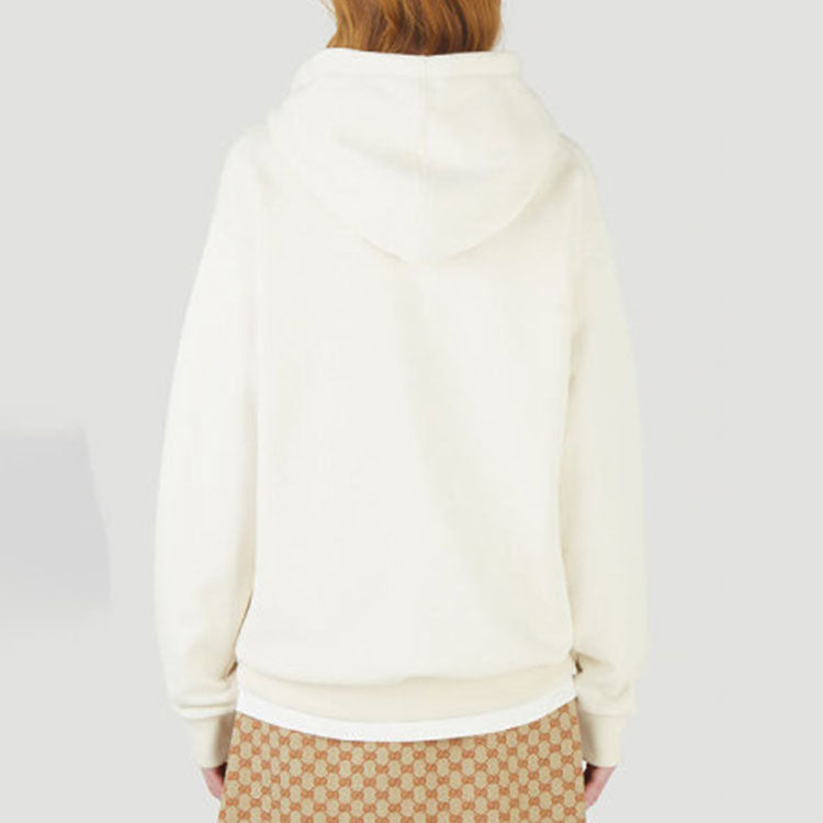 (WMNS) Gucci Rainbow Star Hoodie 'Beige' 615061-XJDF7-9230 - 4