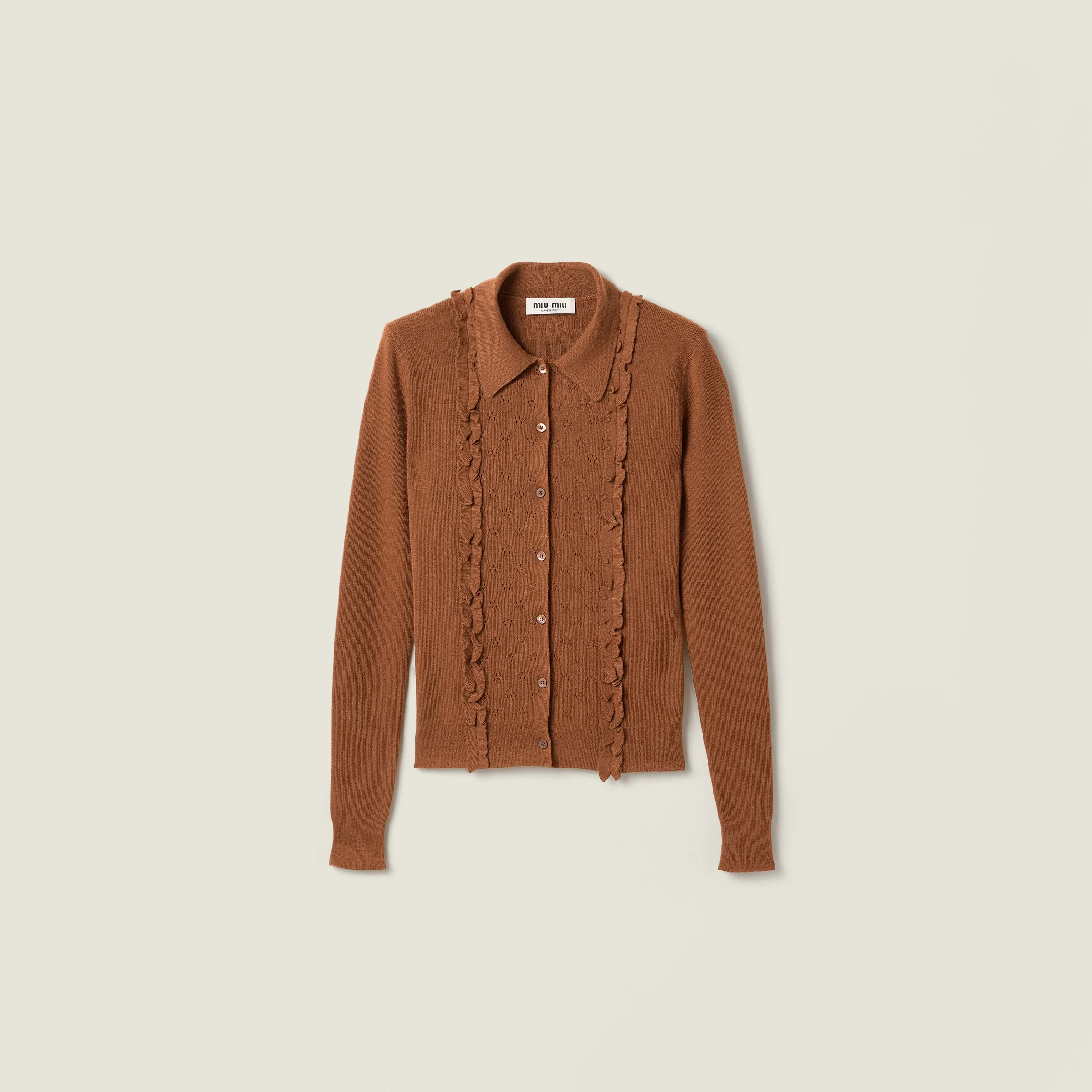 Cashmere and silk cardigan - 1