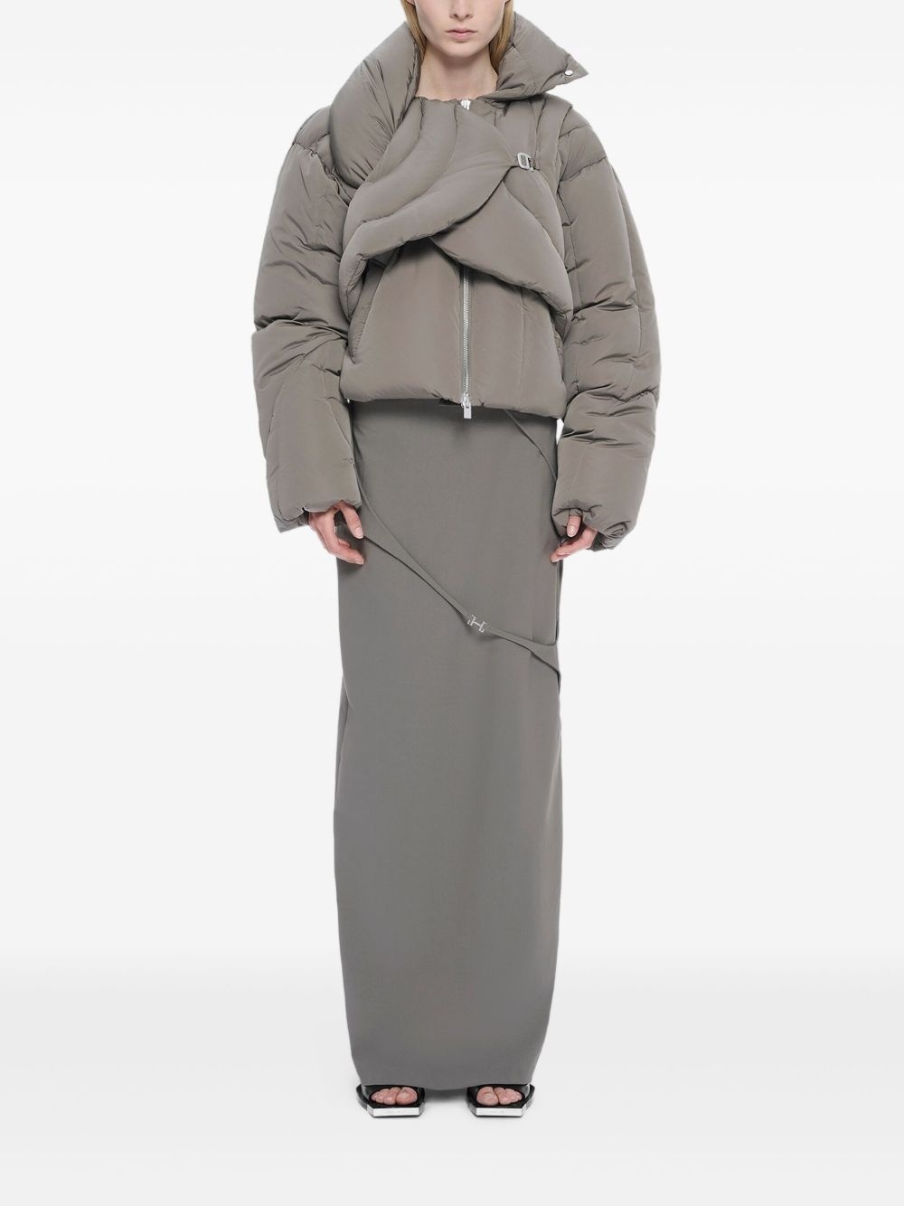 cropped padded jacket - 2