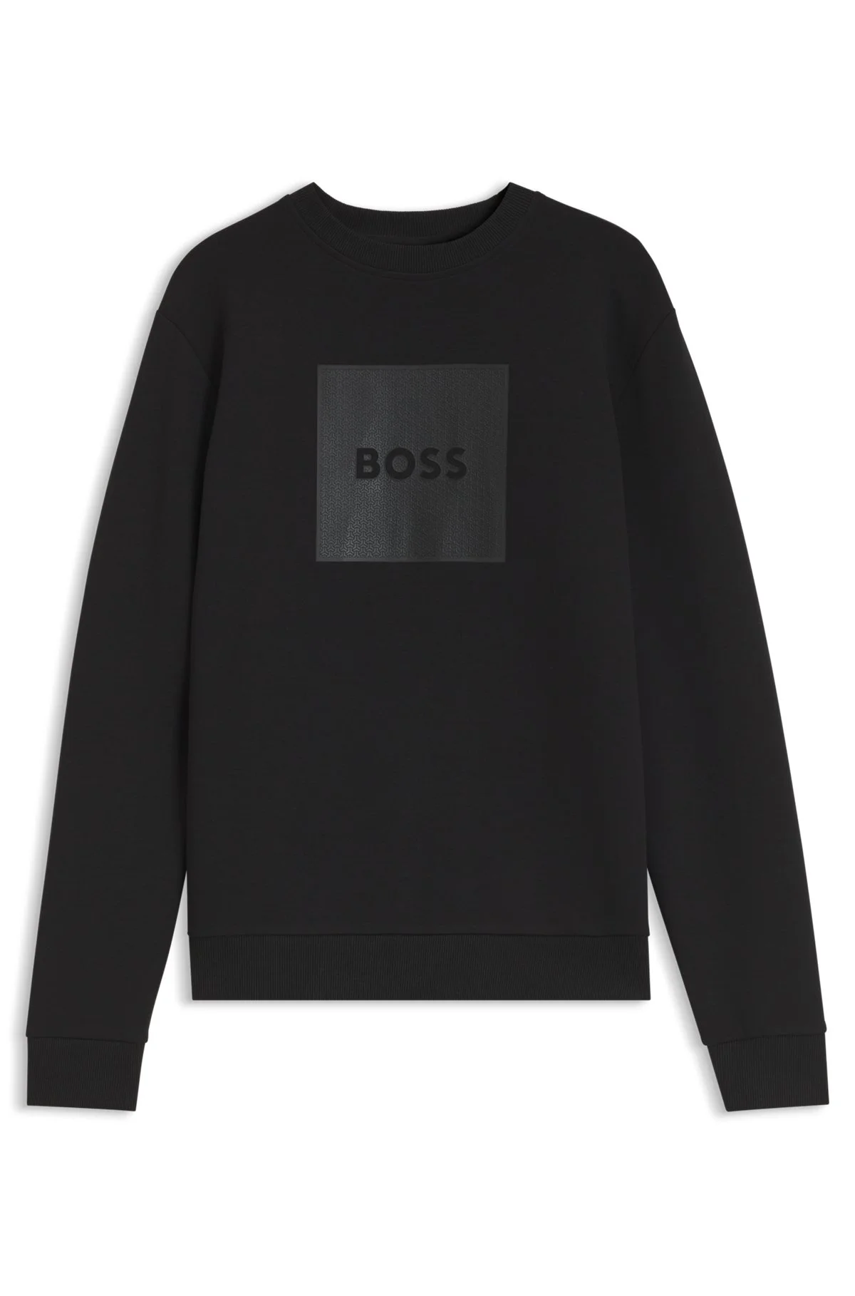 STRETCH-COTTON CREWNECK SWEATSHIRT - 1