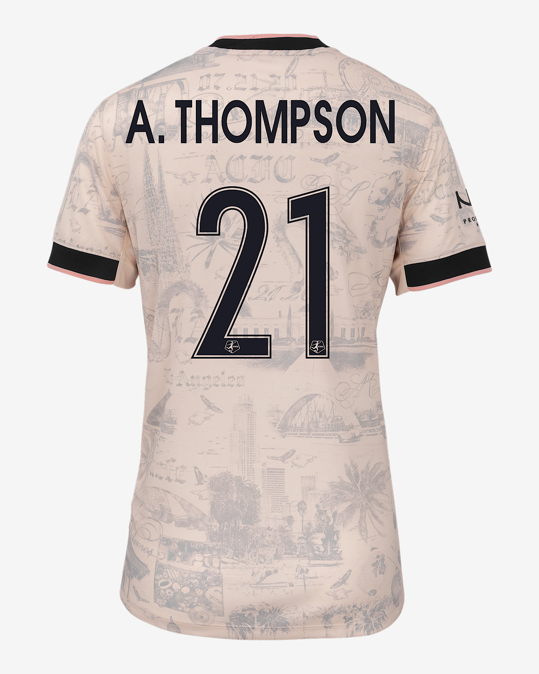 Alyssa Thompson Angel City FC 2025 Stadium Away Women's Nike Dri-FIT NWSL Replica Jersey - 2