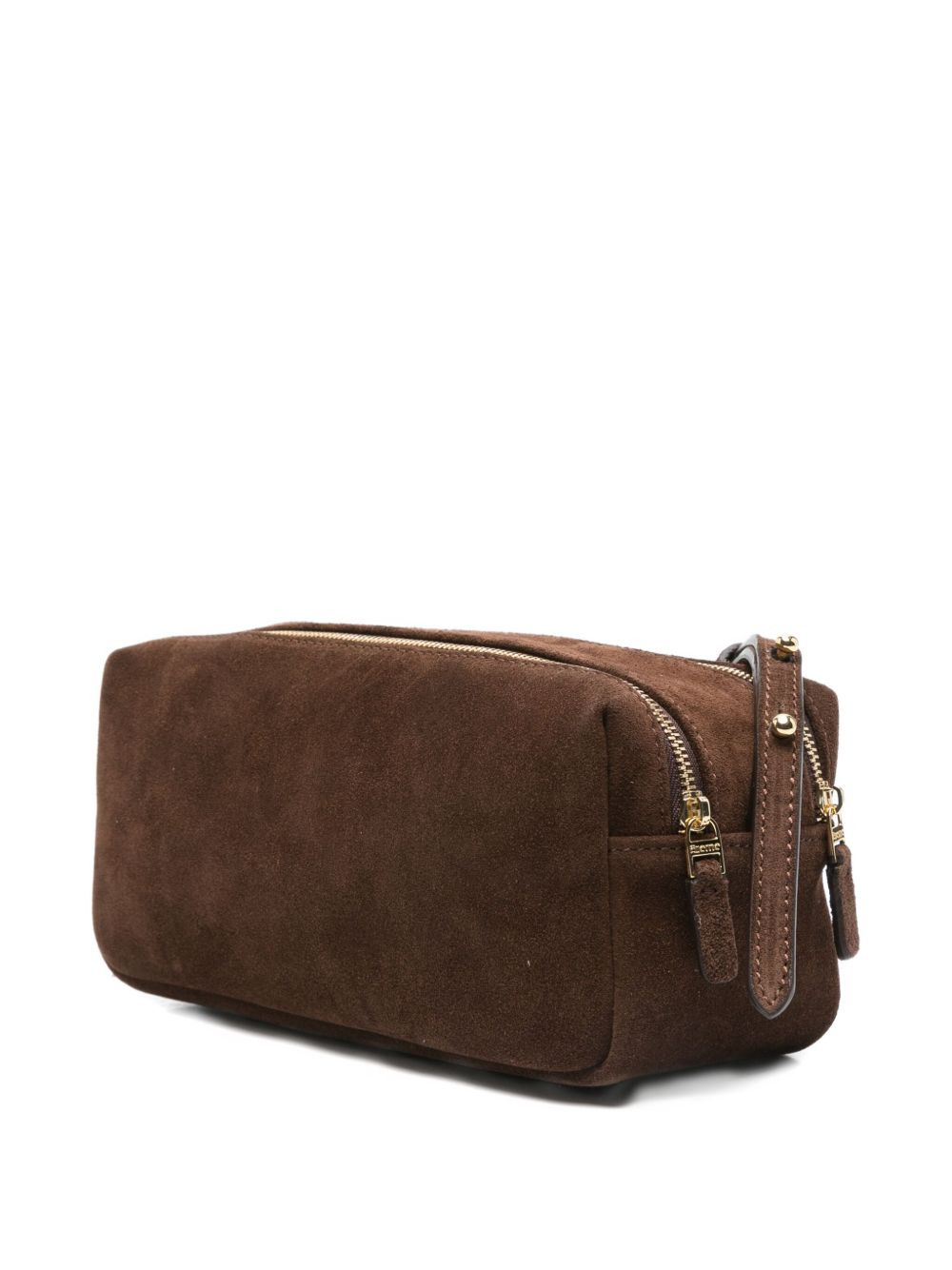 mini Trousse suede double-zip shoulder bag - 3