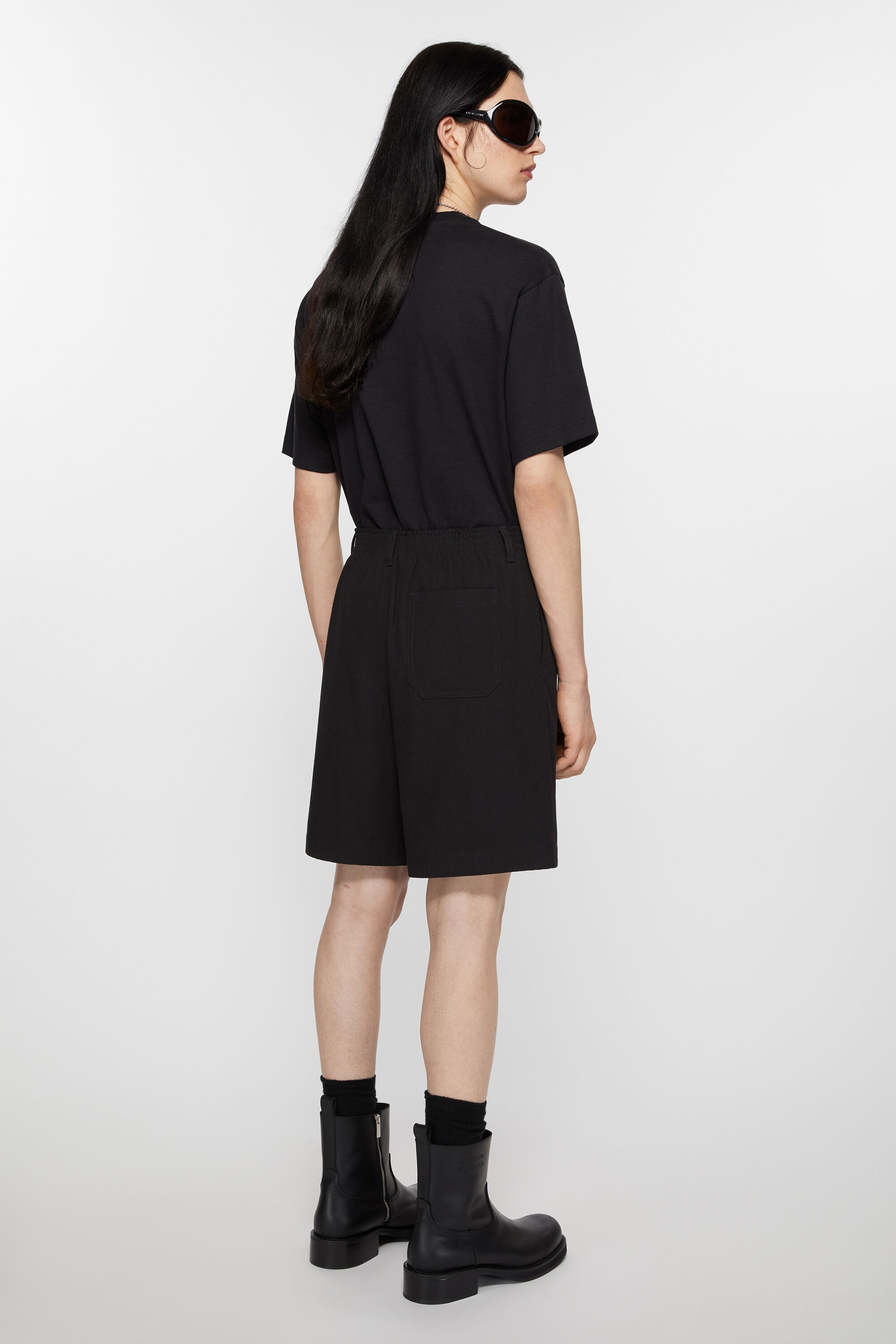 Regular fit shorts - Black - 4