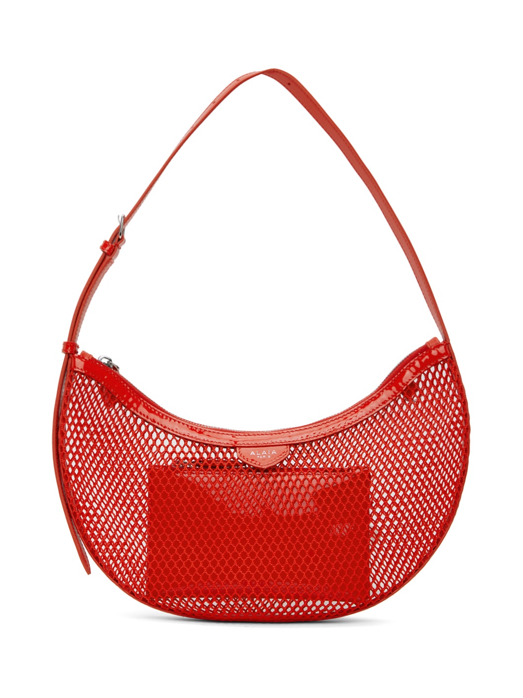 Orange One Piece Demi Lune Bag - 1