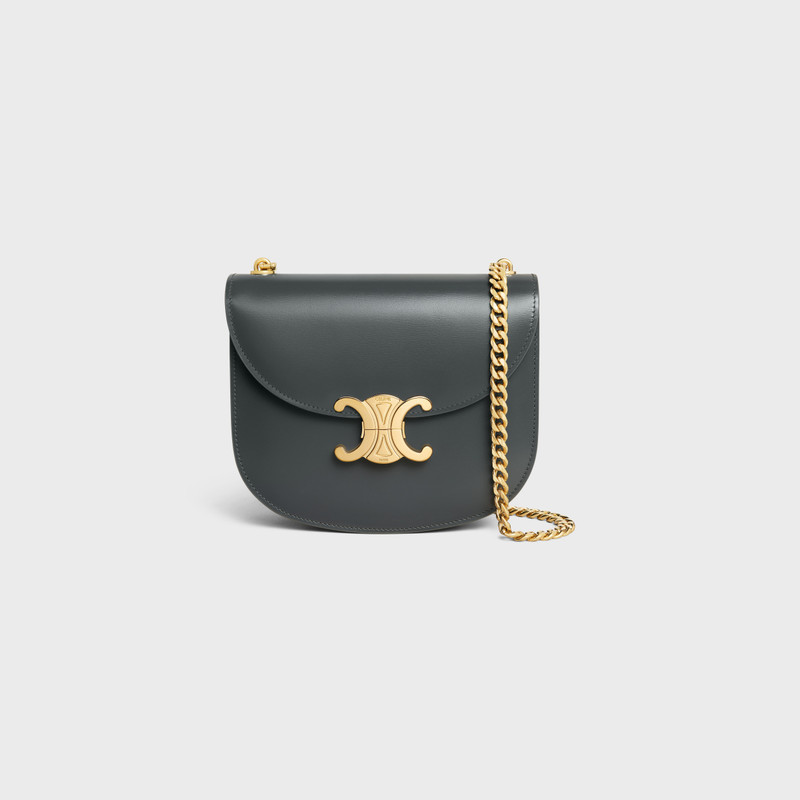 CHAIN BESACE CLEA in shiny calfskin 1