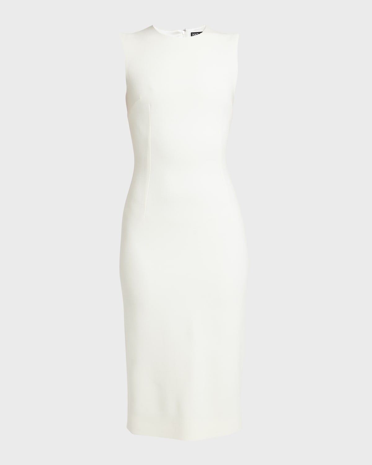 Sleeveless Crepe Midi Dress - 1