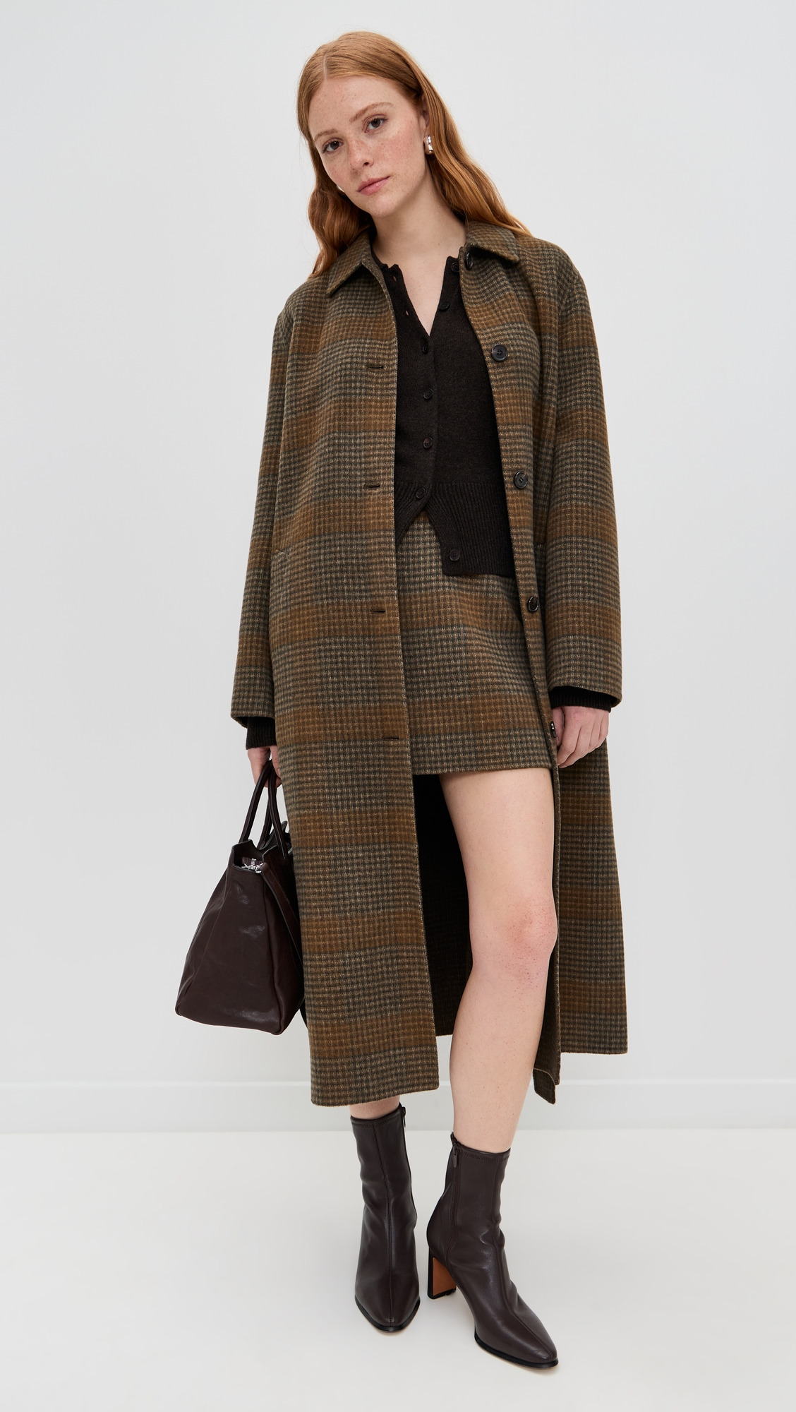 Plaid Mini Skirt - 4