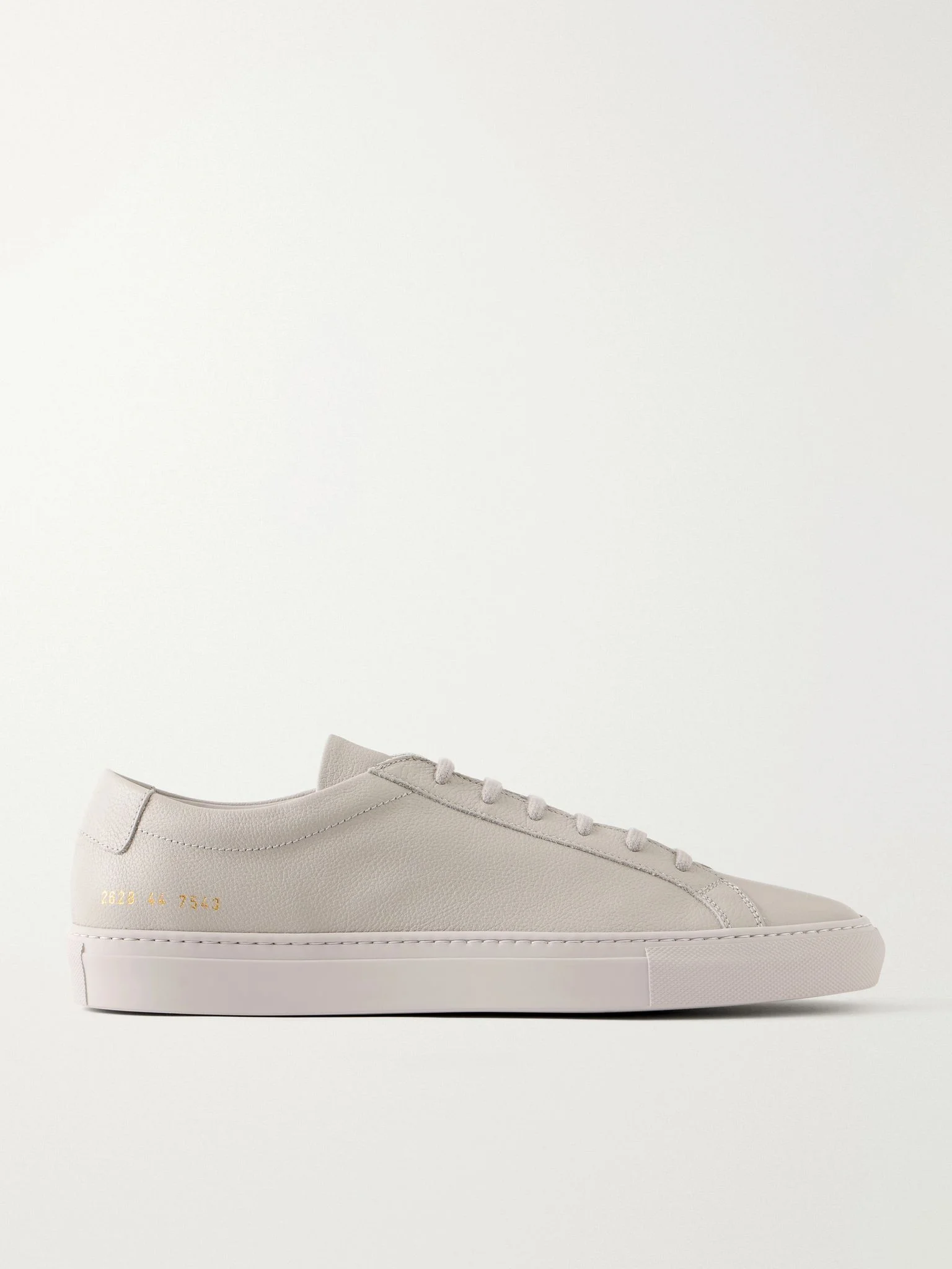 Achilles Full-Grained Leather Sneakers Gray - 1