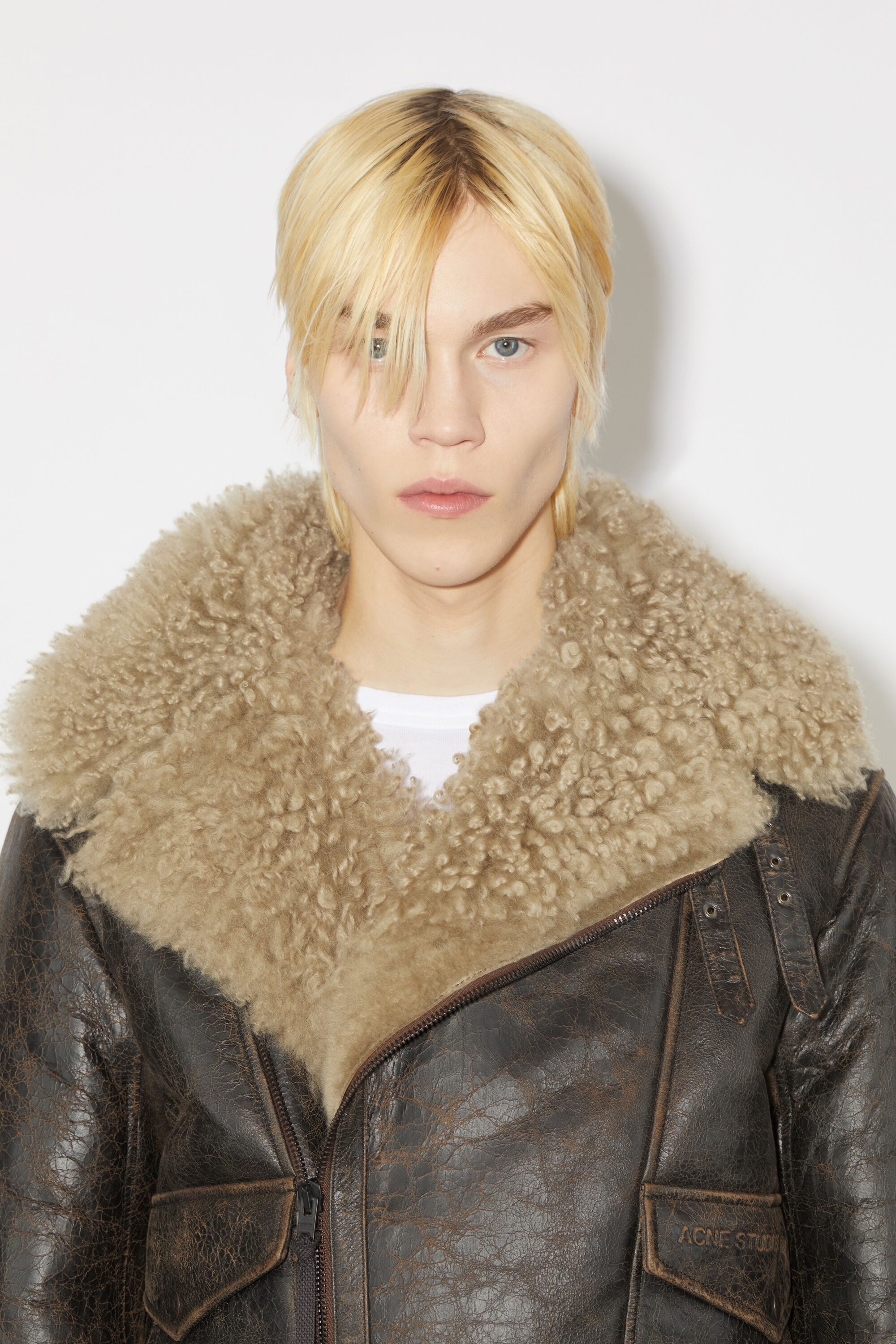 Shearling jacket - Brown/beige - 6