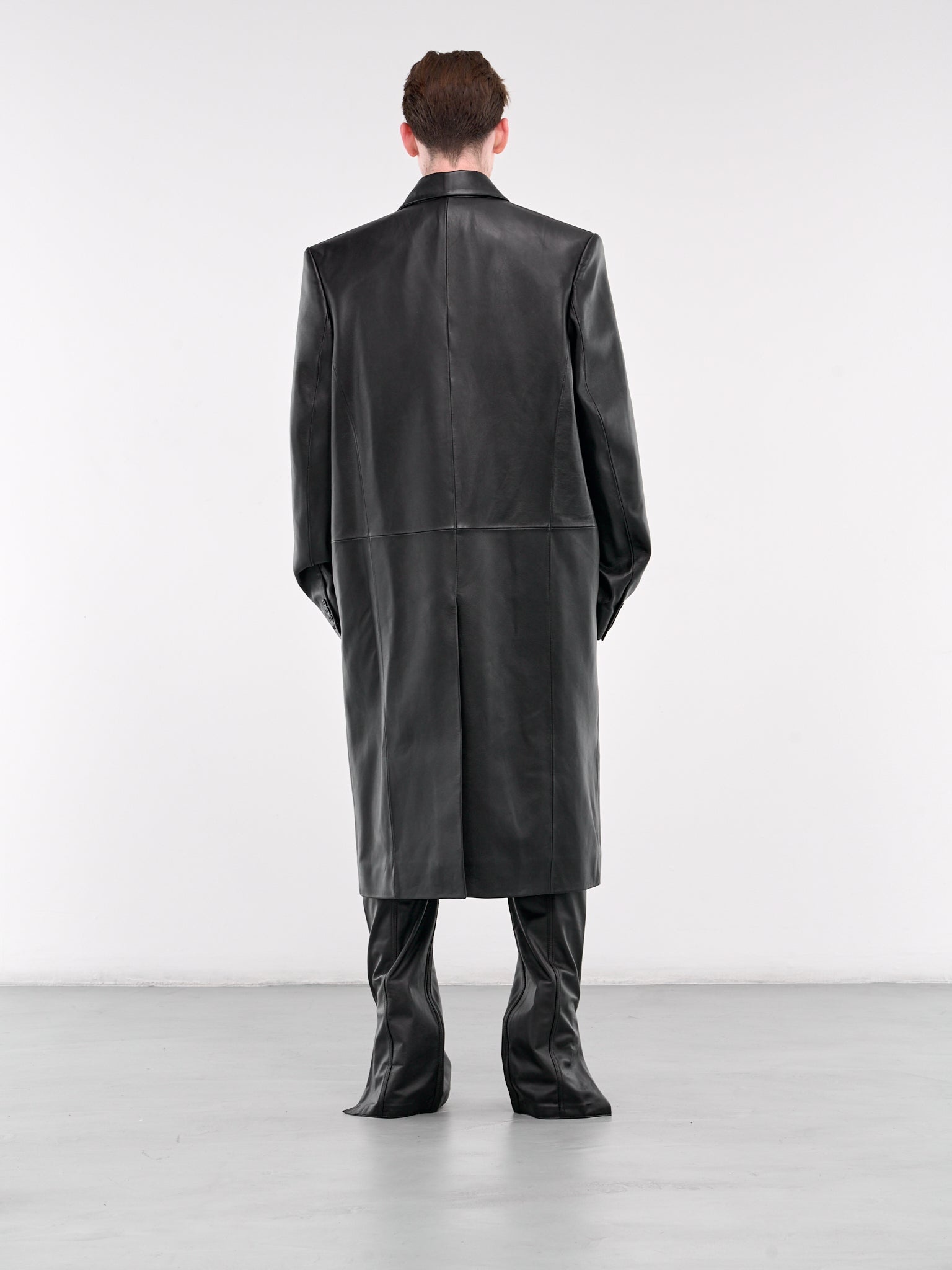Lamb Leather Coat - 3