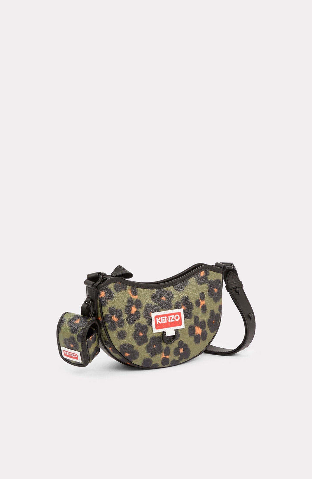 'Hana Leopard' small shoulder bag - 1