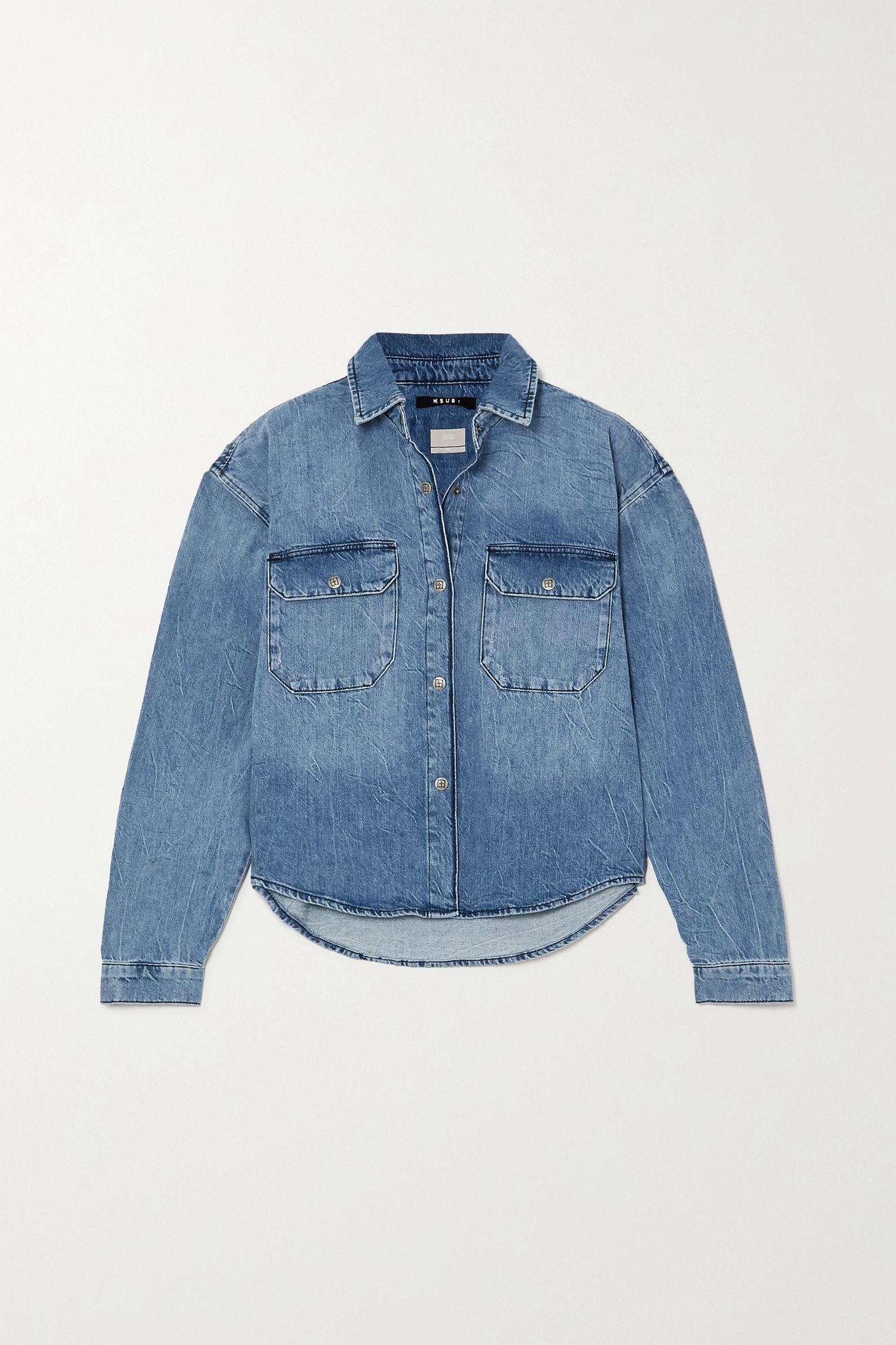 Relaxo distressed denim shirt - 1