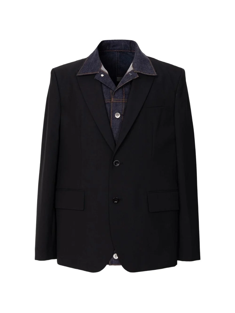 button-fastening jacket - 1