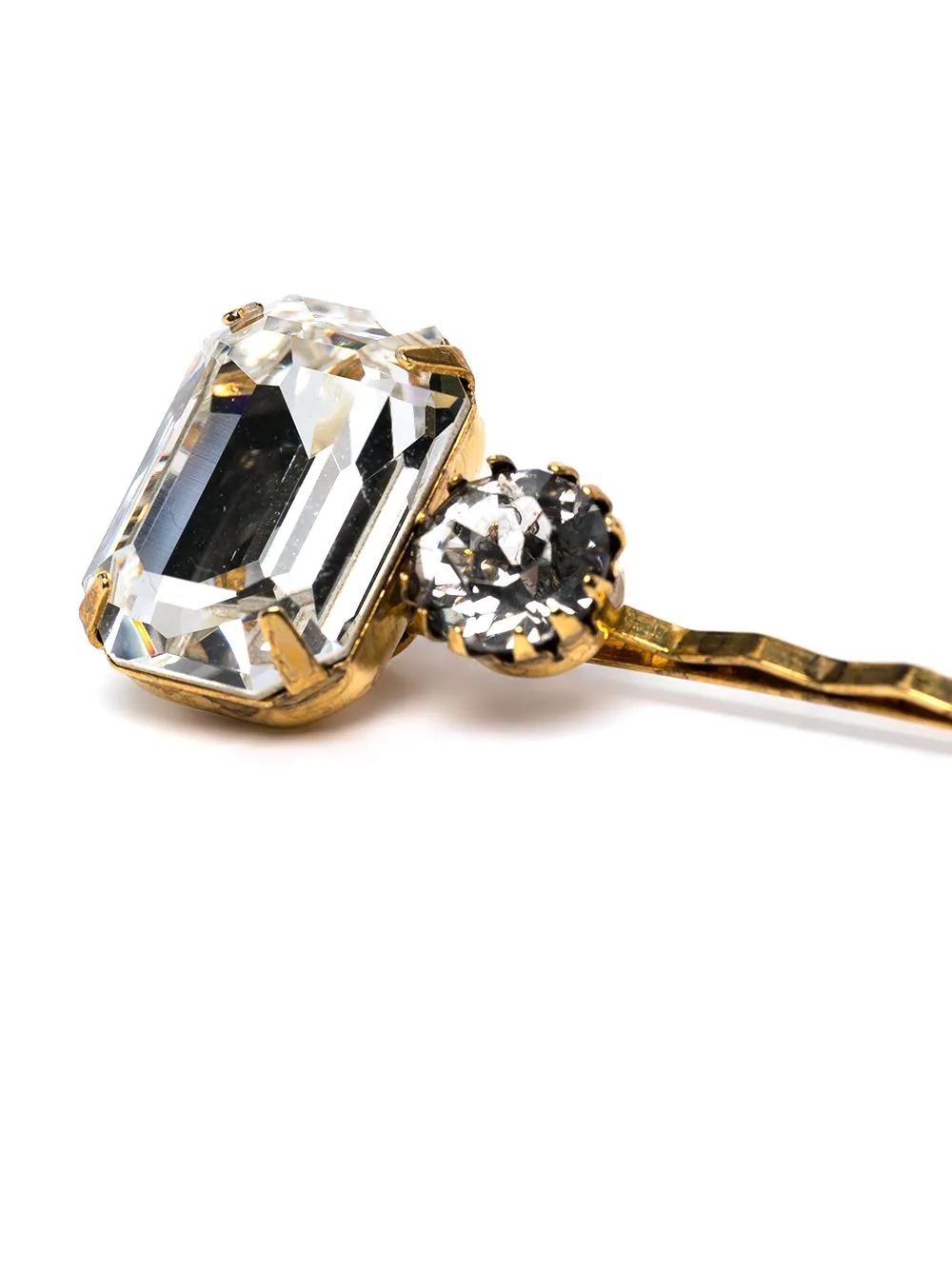 crystal-embellished hair pin - 3