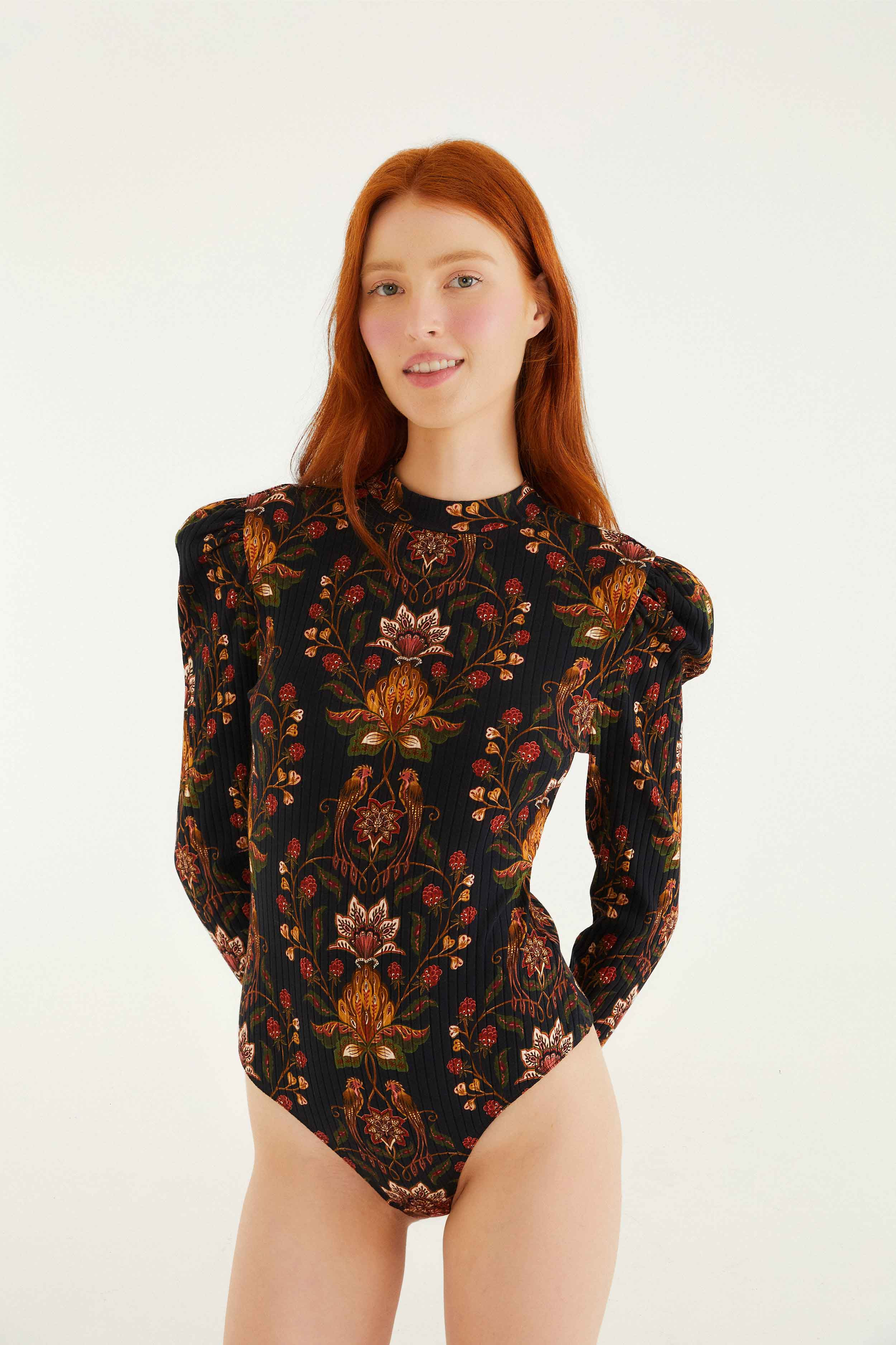 Black Berry Garden Organic Cotton Bodysuit - 2