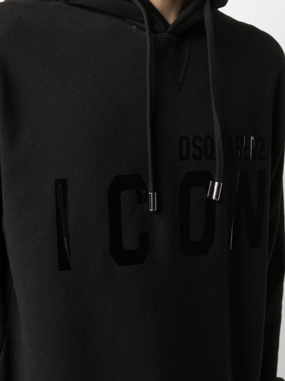 tonal logo-print hoodie - 5