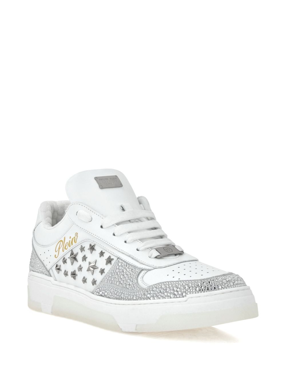 stud-embellished sneakers - 2
