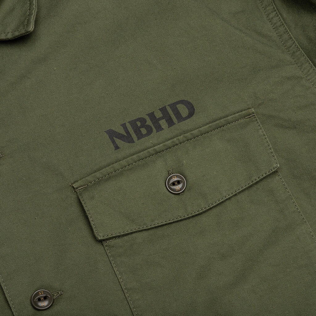 BDU SHIRT L/S - OLIVE DRAB - 4