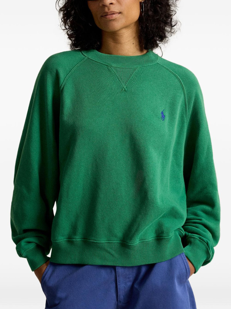 logo-embroidered sweatshirt 3