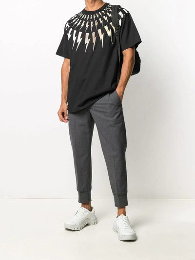 Neil Barrett Thunderbolt cotton T-shirt outlook