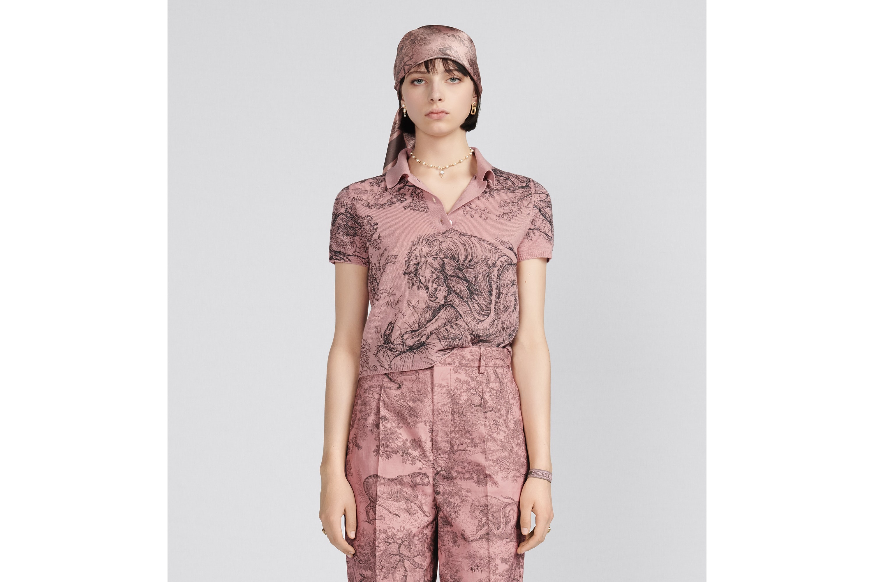 Dioriviera Cropped Polo Shirt - 4