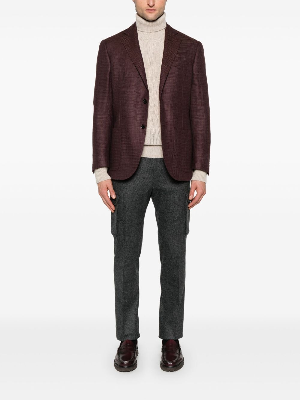 single-breasted blazer - 2