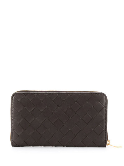 Bottega Veneta intrecciato weave zip-around wallet outlook