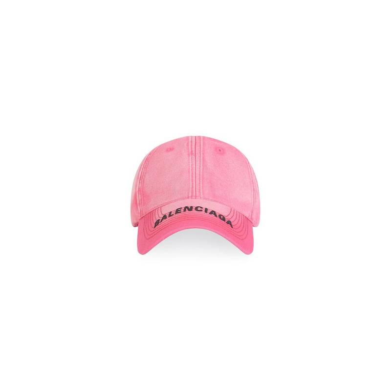 Balenciaga Cap in Fuchsia/black 1