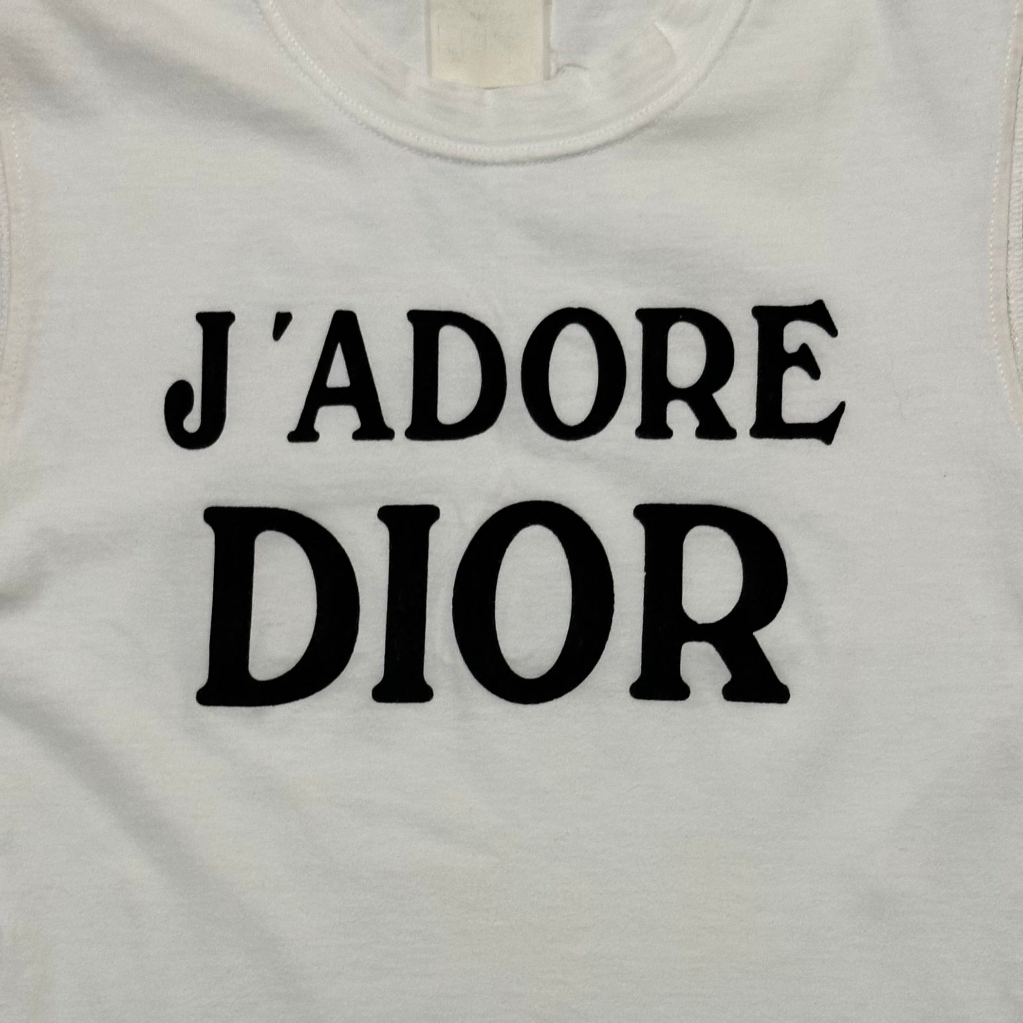 CHRISTIAN DIOR Fall Winter 2001 "J'ADORE DIOR" Tank Top - 3