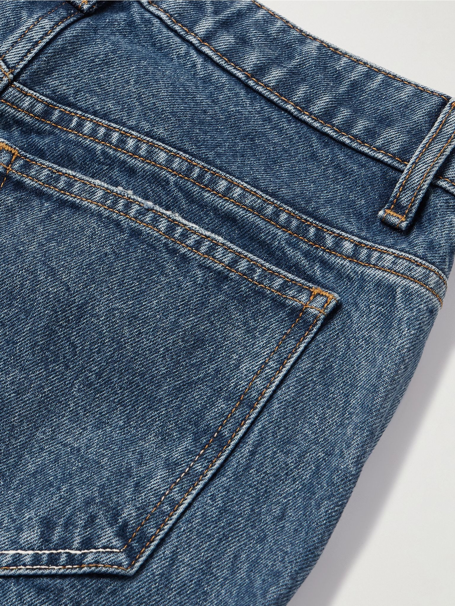 Abigail cropped high-rise straight-leg jeans Blue - 6
