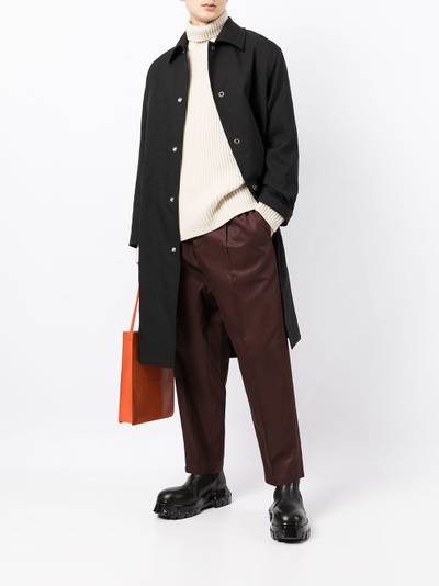 Jil Sander snap-button parka coat outlook