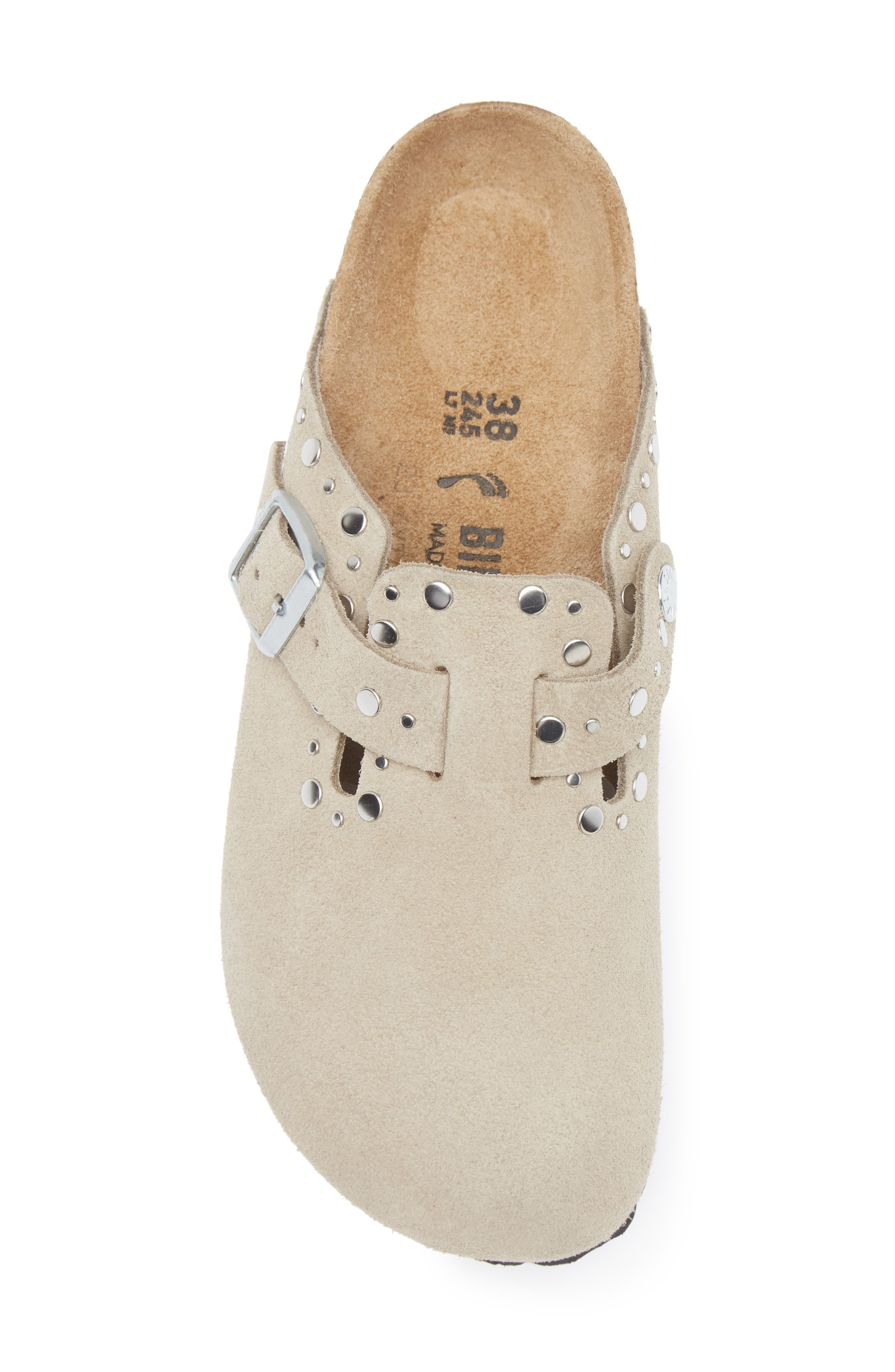 Birkenstock Boston Rivets Clog in Taupe at Nordstrom - 5