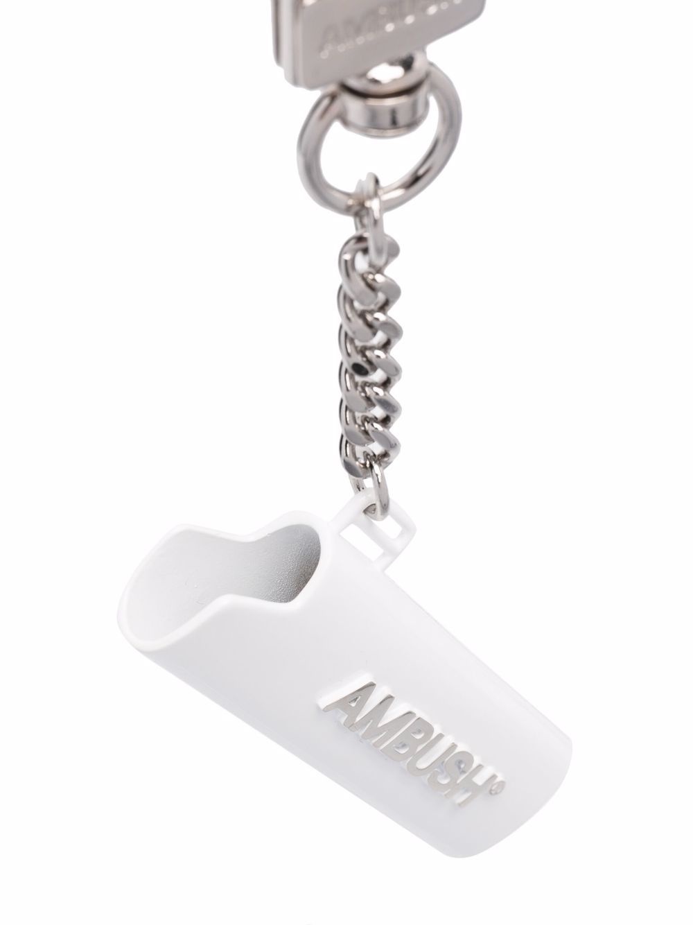 logo-lettering lighter case keychain - 2