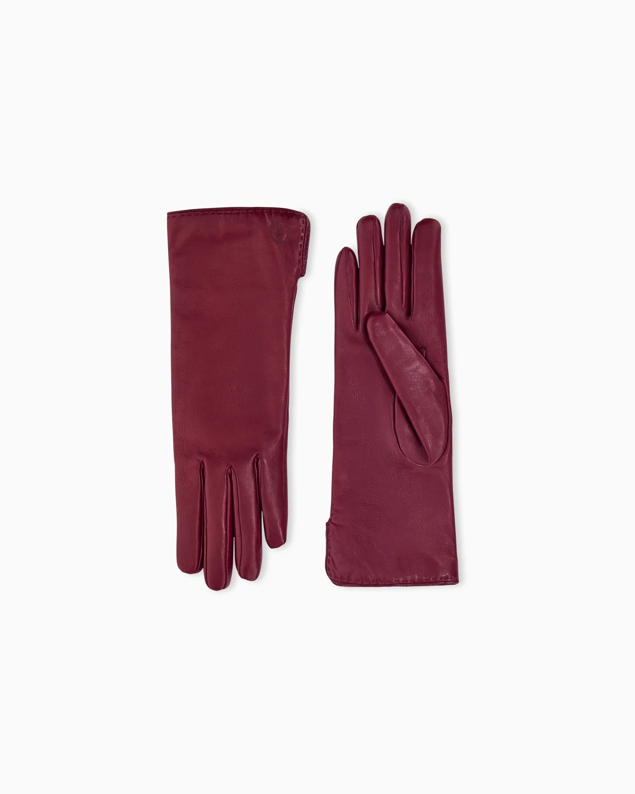 NAPPA LEATHER GLOVES WITH CASHMERE LINING - 1