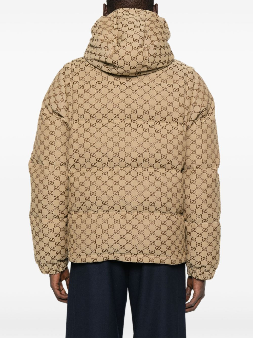 GG-monogram padded jacket - 4