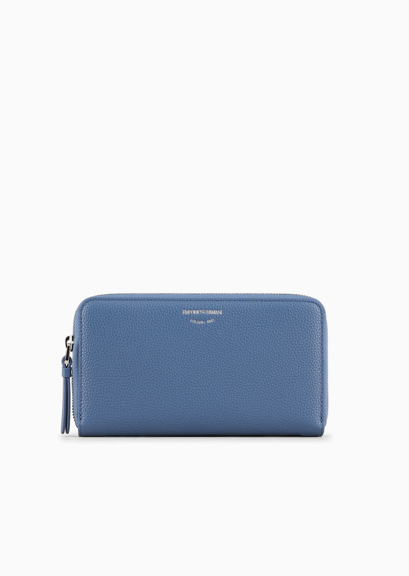 Deer-print MyEA wallet with wraparound zip 1