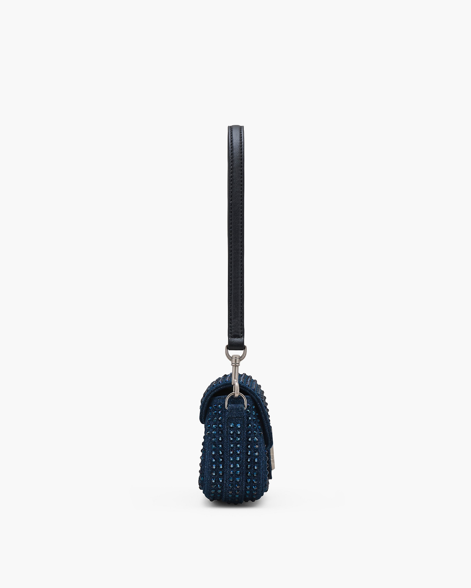 THE CRYSTAL DENIM CLOVER SHOULDER BAG - 6
